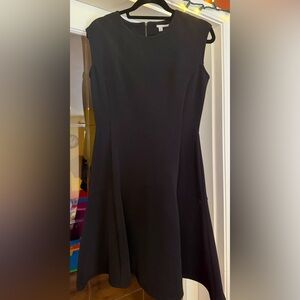 Halogen Black Midi Dress